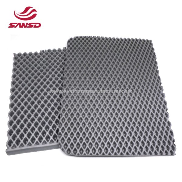 best material for car floor mats grey color