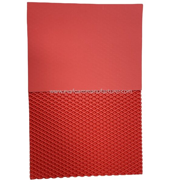 car floor mat material red color