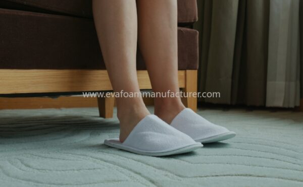 eva material in slippers for hotel