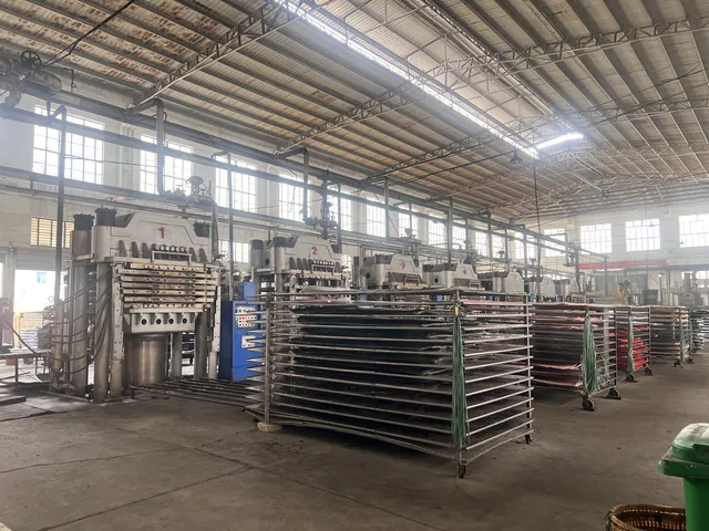 EVA foam foaming press machines in factory