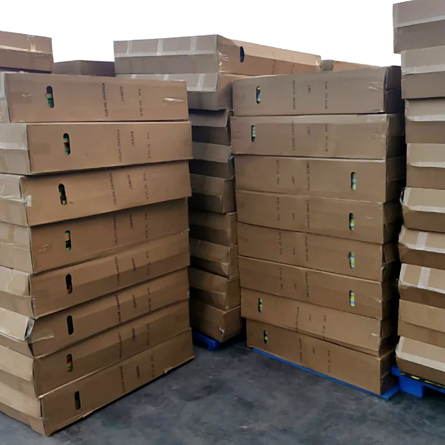 EVA foam tatami mats packed in export carton boxes