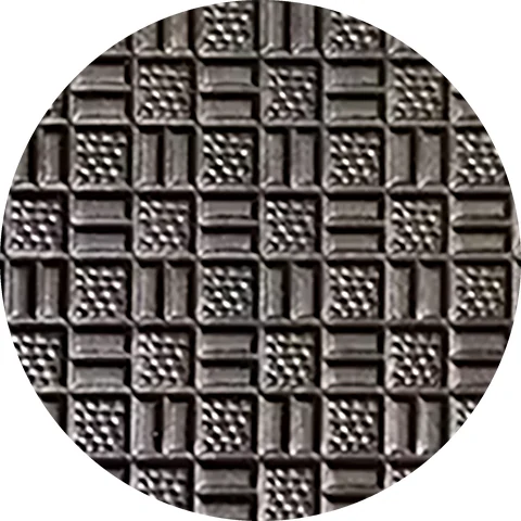 Square pattern embossed on EVA slipper sole material