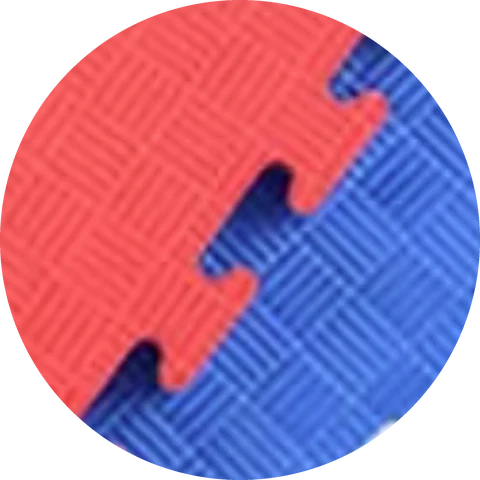 Red and Blue reversible EVA tatami mat