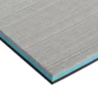 Light Grey / Aqua / Black marine EVA foam sheet, showing the top colour and the layered edge