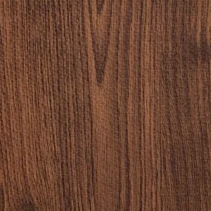 Dark walnut wood-grain EVA puzzle mat surface